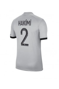Paris Saint-Germain Achraf Hakimi #2 Fotballdrakt Borte Klær 2022-23 Korte ermer